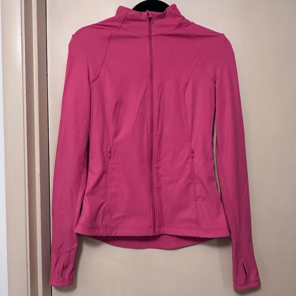 🩷 Sweaty Betty Power Boost Full Zip Jacket, Small, Pink 🩷